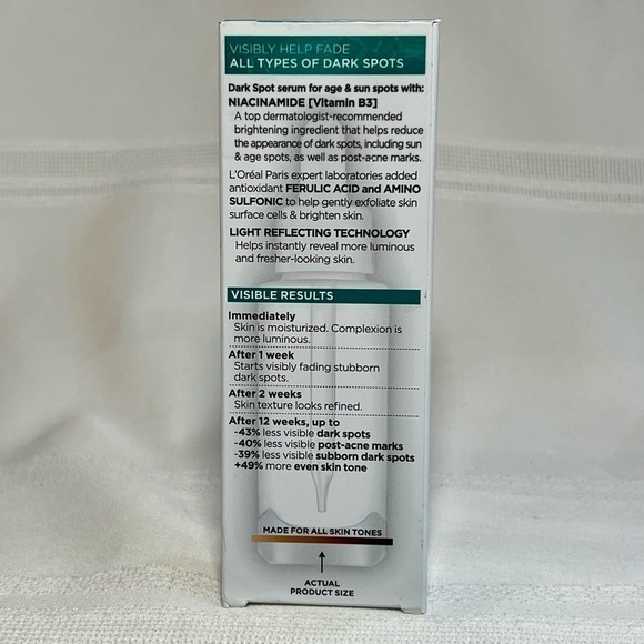 L’Oreal Paris Bright Reveal Dark Spot Serum NEW 1.0 FL. OZ.‎ - Picture 3 of 7